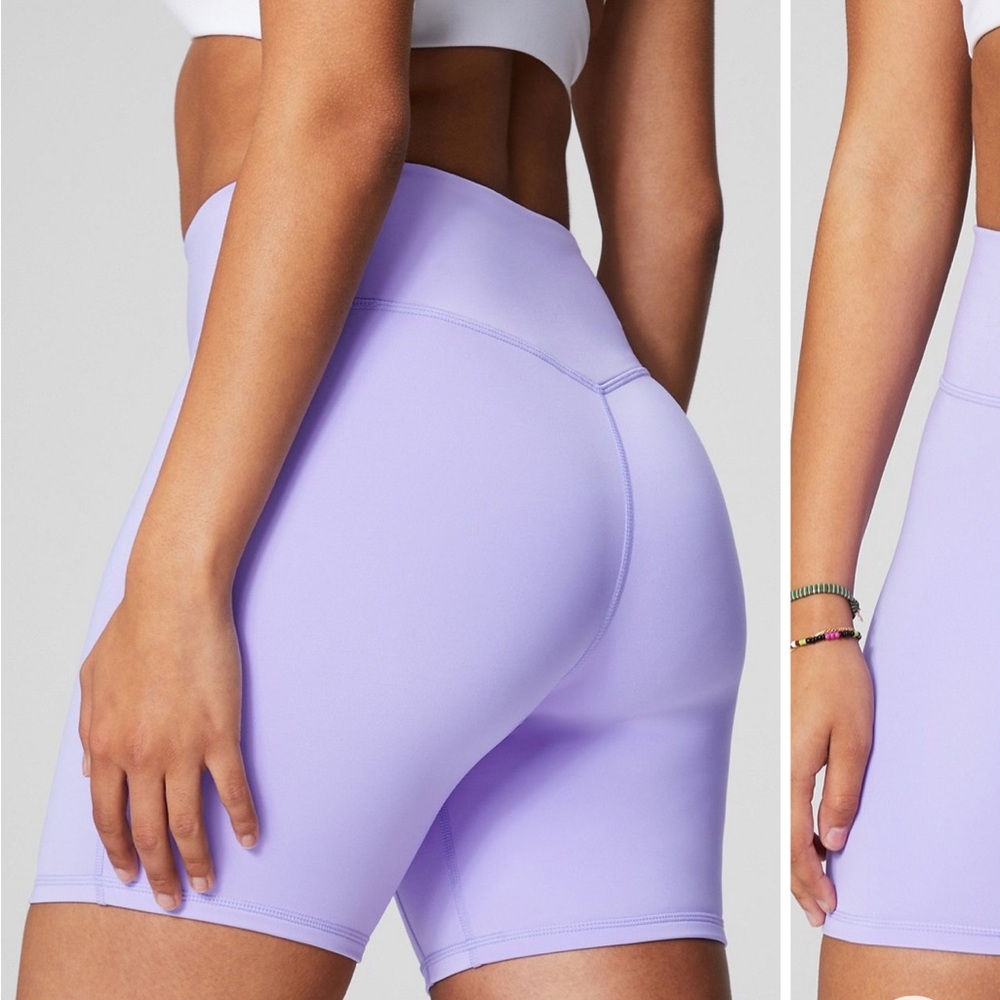 Fabletics Anywhere Motion365 High-Waisted 6” Biker Shorts. Excellent condition!